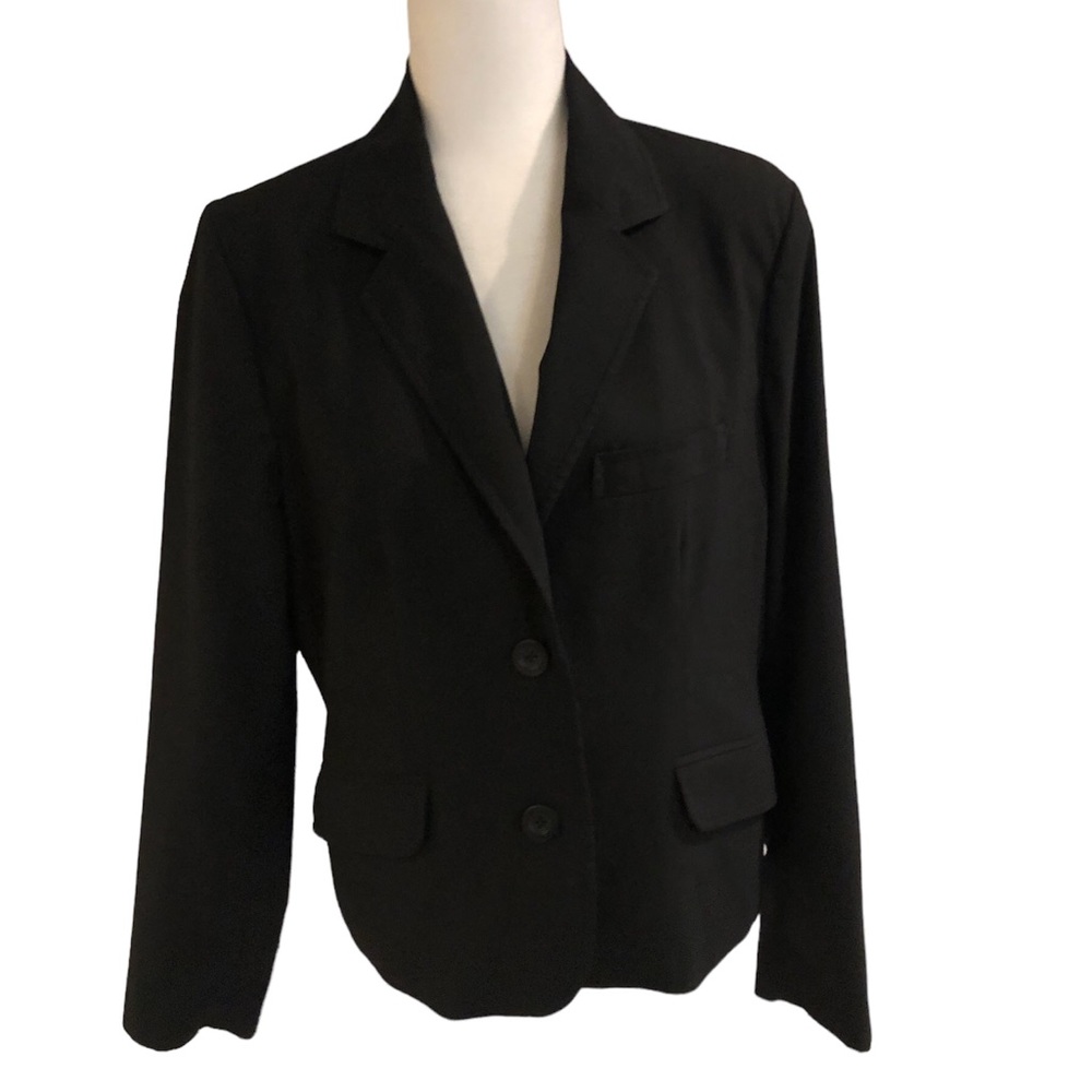 Black single breasted jacket  size 12